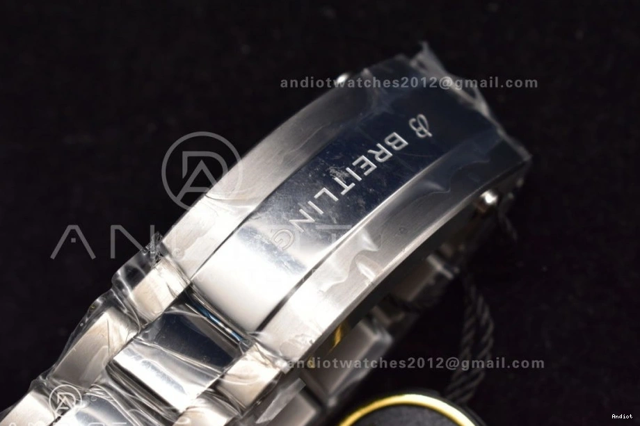 on Bracelet Best TF A2824 44 1:1 Blue Automatic Tiffany Dial Edition SS SuperOcean 1107